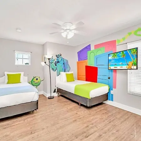 Guardians Theater 5Br Home Resort W Pool Hot Tub Orlando Extérieur photo